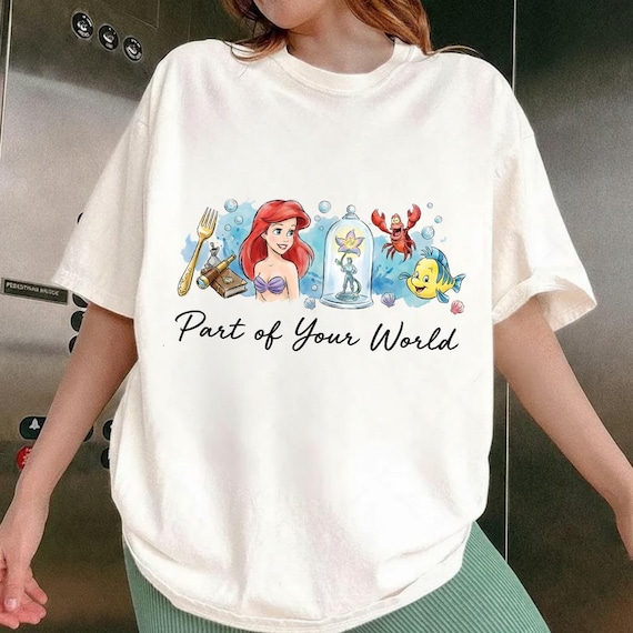 Coquette Bow Minnie Headband Disney The Little Mermaid Princess Ariel Shirt, Disney Girl Trip Tee, Prince Eric Ursula Mermaid Birthday Girl