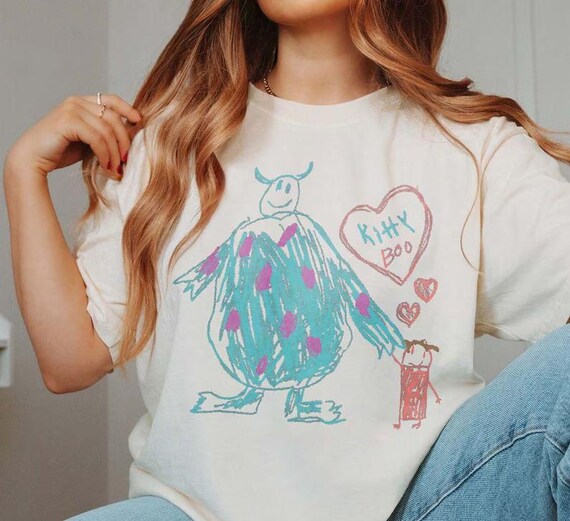 Retro Disney and Pixar’s Monsters Inc Cute Sulley Kitty and Boo Shirt And Sweatshirt, Monsters Inc Shirt, Disneyland Shirt,Disney Trip Shirt