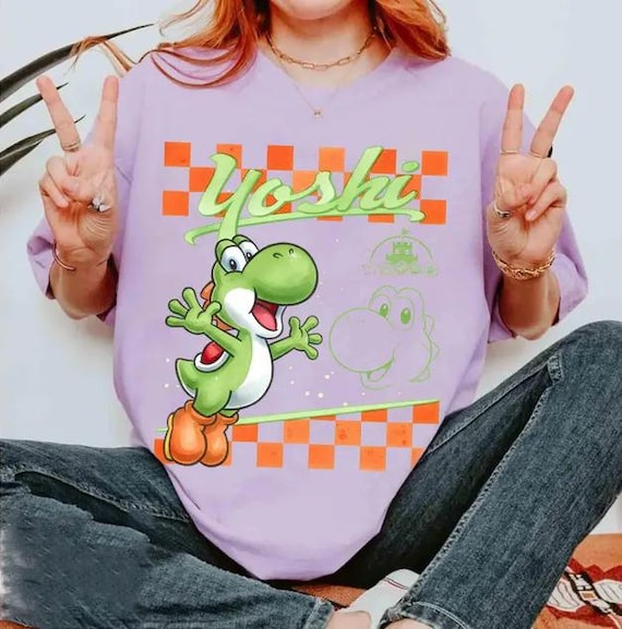 Super Mario Yoshi Shirt: Nintendo Watercolor Tee