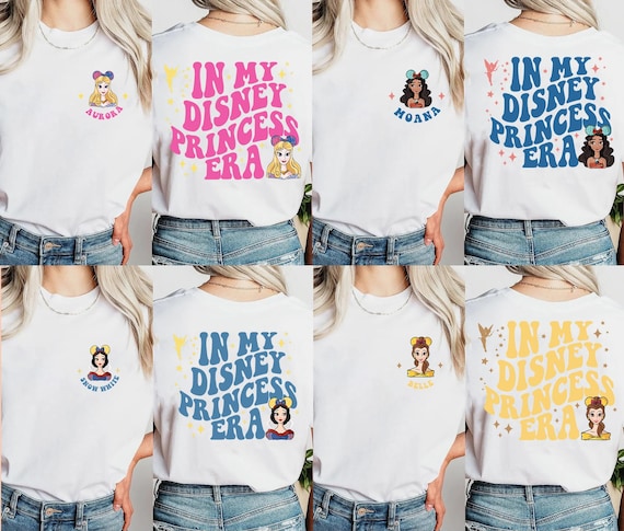 Disney Princess Shirt, In My Disney Princess Era Sweatshirt, Disneyworld Girls Trip Tee, Disneyland Vacation Shirt, Princess Matching Tee