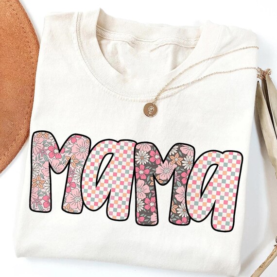 Mama Floral Shirt, Mama Shirt, Mama Shirt For Mothers Day Gift From Daughter, Mama Tshirt For Birthday Gift For Her, Mom Pregnancy Gift