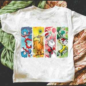 Dr. Seuss Day Shirt: Cat in the Hat Reading T-Shirt