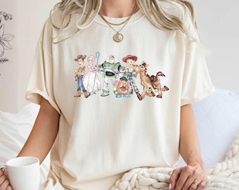 Disney Pixar Toy Story shirt, Toy Story familievakantie shirt, Woody Buzz Rex Hamm Tee, Pizza Planet shirt, Disneyland Magic Kingdom reis