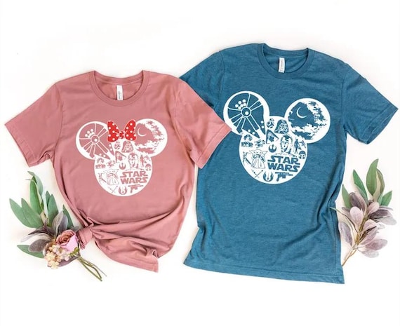 Star Wars Mickey Mouse Shirt, Disney Star Wars Squad T-Shirt, Star Wars Matching Sweatshirt, Disney Mickey Head Tee, Disney Galaxy Edge Gift