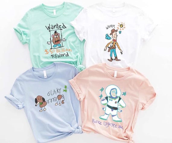 Disney Toy Story All Characters Shirts, Cool Toy Story Shirt, Woody Shirt, Spud Toy Story Shirt, Wanted Potato Shirt, Wanted Toy Story Shirt