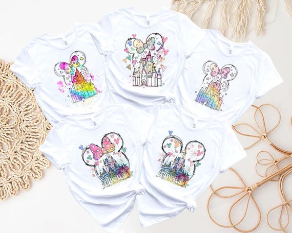 Disney WaterColor Castle Shirt, Disney Family Shirt,Disneyworld Shirt, Disney Vacation Shirts, Disney Castle Shirt, Magic Kingdom Shirt