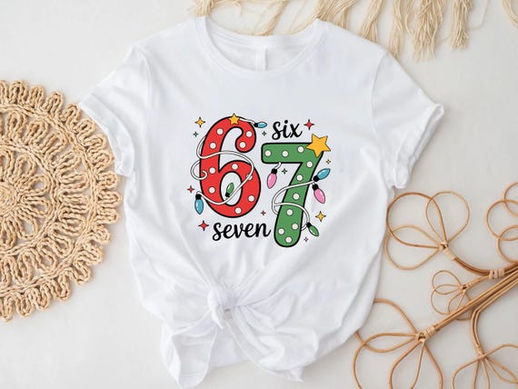 67 Christmas Lights T-Shirt, Funny Holiday Tee