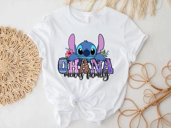 Ohana Shirt, Stitch Ohana Shirt, Disney Shirt, Lilo And Stitch Shirt, Ohana Means Family Shirt, Hawai Shirt, Gift For Her, Disneyworld Tee
