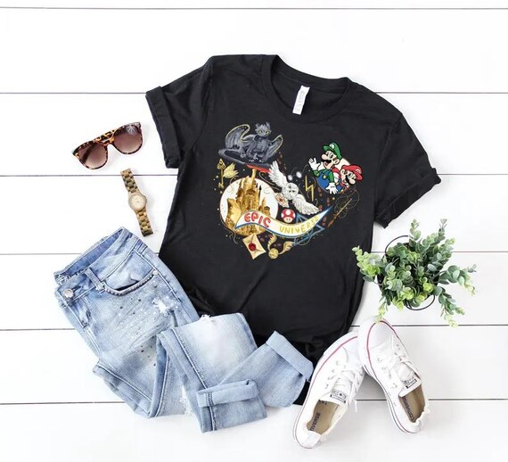 Epic Universe Shirt,Super Mario Shirt, Family Universe Park Trip Shirt,Disney Shirt, Epic Universe Shirt,How To Train Your Dradon Shirt