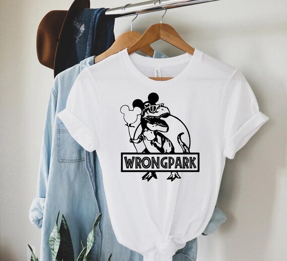 Wrong Park Shirt, Disneyland Jurassic World Tee, Jurassic Trip Shirts, Disneyland Park Tee, Dinosaur T-rex Shirt, Disney Dinosaur Park