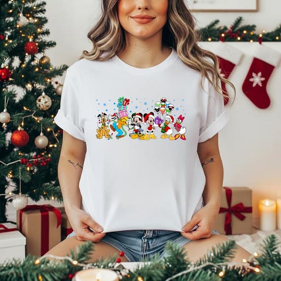 Retro Mickey Very Merry Christmas Party 2025 Shirt, Mickey And Friends Christmas Matching Tee, Disney Vintage Disney Family Christmas Shirt
