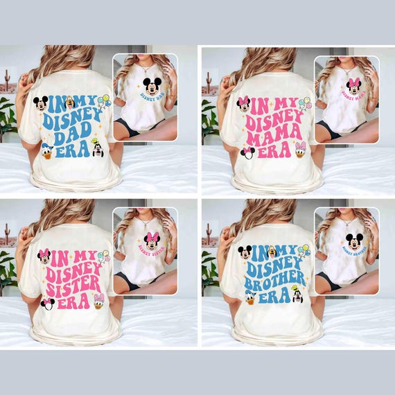 In My Disney Era Shirt,Mickey Mouse And Friends Shirts, Matching Disneyworld Shirts, Disney Family Vacation,Disney Family Trip Shirt