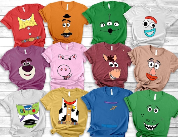 Toy Story Face Family Matching Shirt,Toy Story Characters Shirt,Toy Story Costume Shirt, Disney Birthday Group Shirt, Buzz Lightyear, Woody
