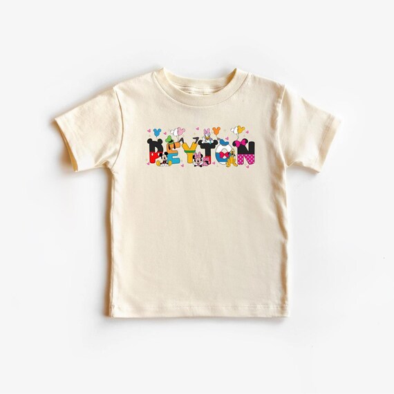Custom Name Mickey & Friends Family Matching Shirts, Mom Dad Disney T-shirt, Personalized Mickey Mouse Shirt,Disney Group Matching Shirt
