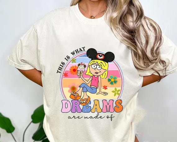 Disney Lizzie McGuire Shirt, Mickey Ears Shirt,This Is What Dreams Are Made Of Retro Tee, Disney Vacation Trip Shirt, Disney Girl Trip Shirt