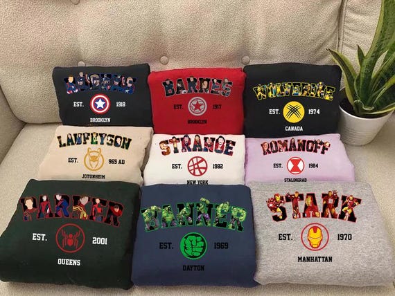 Avengers Superhero Inspired Shirt And Sweatshirt : Rogers & Barnes Shirt