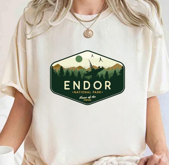 Star Wars Endor National Park Ewok Planets Shirt, Endor Planet, Disney Family Vacation Matching Tee, Star Wars Planets National Park Shirt
