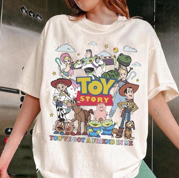 Retro You've Got A Friend In Me Shirt, Toy Story Shirt, Disney Pixar Shirt, Woody Buzz Toy Story Party, Disney Shirt, Disney Family Trip Tee