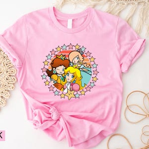 Super Mario Princess Sweatshirt and Shirt,Princess Squad Shirt,Princess Peach,Princess Daisy,Princess Rosalina,Feeling Peachy Shirt