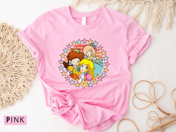 Super Mario Princess Sweatshirt and Shirt,Princess Squad Shirt,Princess Peach,Princess Daisy,Princess Rosalina,Feeling Peachy Shirt