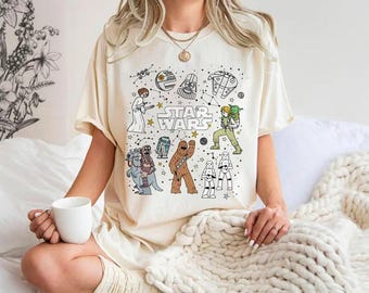 Disney Star Wars Shirt, Mandalorian Shirt, Galaxy's Edge Shirt, Darth Vader Shirt, Chewbacca Shirt, Star Wars Jedi Shirt, Luke Skywalker Shirt