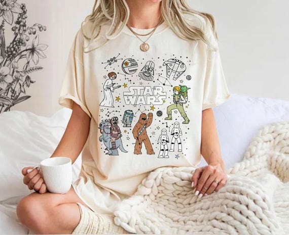 Disney Star Wars Shirt, Mandalorian Shirt, Galaxy's Edge Shirt, Darth Vader Shirt, Chewbacca Shirt, Star Jedi Shirt, Luke Skywalker Shirt
