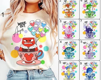 Disney Inside Out Balloons Shirt, Inside Out Today I Feel Shirt, Inside Out Mickey Ear Balloon Tee, Inside Out Emotions Tee, Core Memory Day