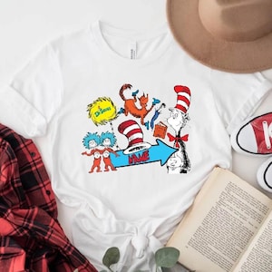 Dr. Seuss Custom Name Shirt: Reading Day T-Shirt