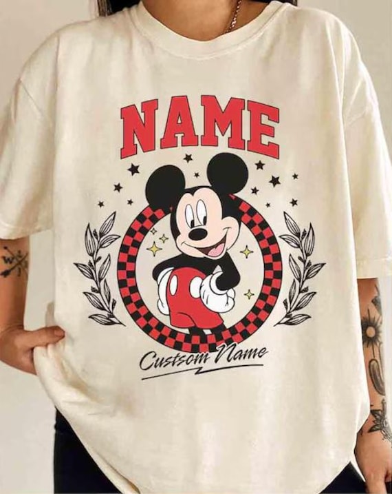 Mickey Mouse Custom Name Shirt, Disneyland Party Shirt, Personalized Disney mickey Mouse Shirt, Disney Family Trip Shirt, Disneyland Shirt,