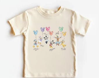 Disney Mickey and Friends with Balloons Shirt Disney Trip Sweatshirt Magic Kingdom shirt Mickey and Friends Tee