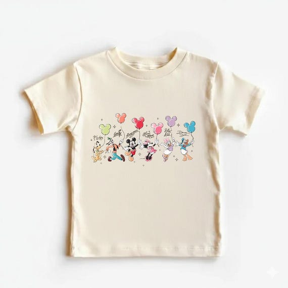 Disney Mickey and Friends with Balloons Shirt Disney Trip Sweatshirt Magic Kingdom shirt Mickey and Friends Tee