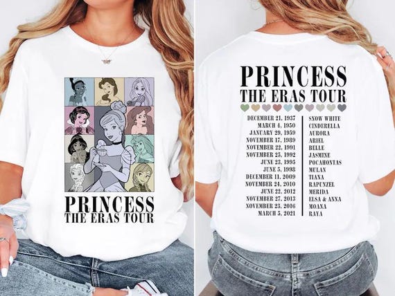 Princess The Eras Tour Shirt Sweatshirt,Princess Tour Shirt,Disney Shirt, Disney Princess Shirt,Princess Eras Tour Shirt,Disney Family Trip