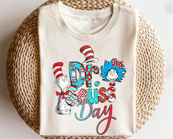 Dr.Seuss Day Shirt, Reading Day T-shirt, Read Across Shirt, Cat In The Hat Kids Toddler Adult T-Shirt, Reading Week Matching Shirt