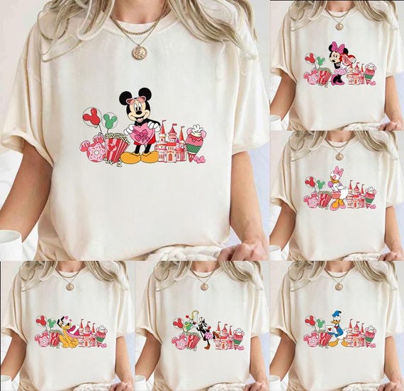 Disney Valentine’s Day Mickey Co Character Shirts, Mickey Minnie Donald Daisy Goofy Pluto Love Tee, Cute Heart Sunglasses Tee, Romantic Gift