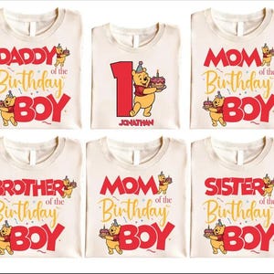 Personalized Winnie the Pooh Birthday Shirt: Magic Kingdom Tee