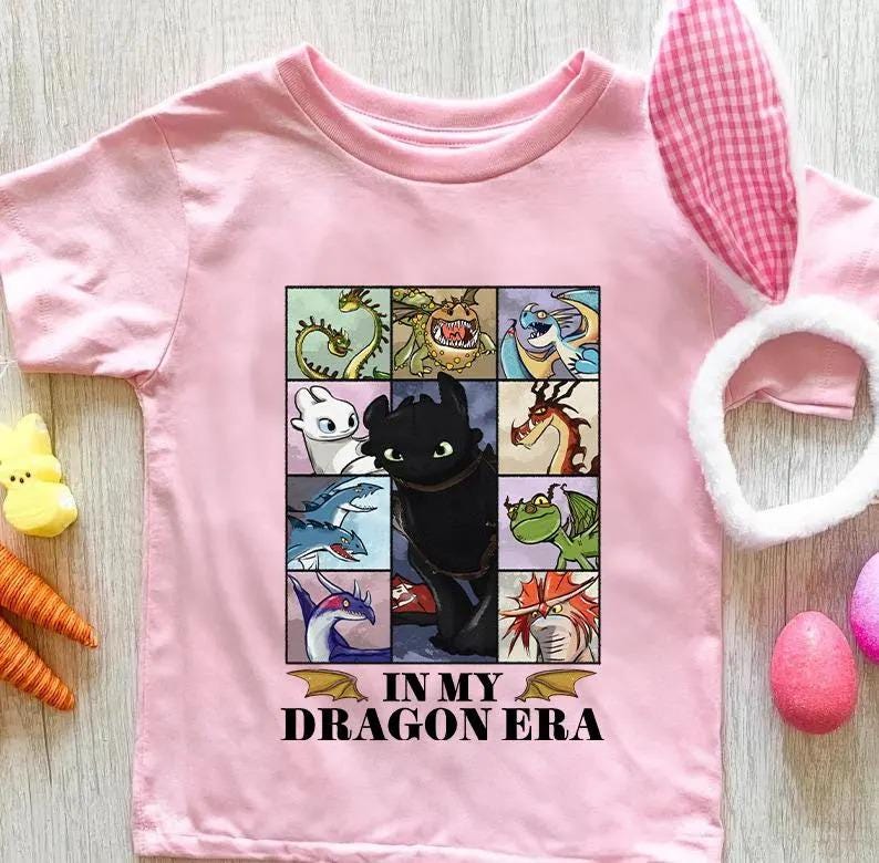 Disney-tröja från Hur du tränar din drake-eran, Disney-tröja med familjesemester, Disney i min drake-eran, matchande Disney-tröja, Disneyland-tröja bild 2
