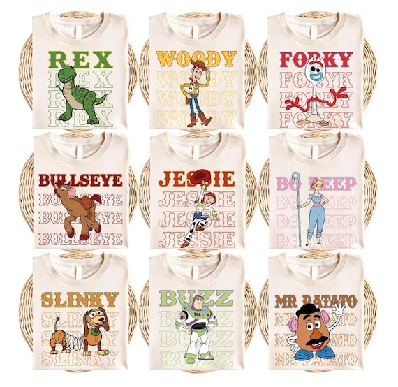 Toy Story All Characters Shirt, You've Got A Friend In Me Shirt, Buzz Lightyear Woody Jessie Rex Forky Alien Shirt, Magic Kingdom Shirt