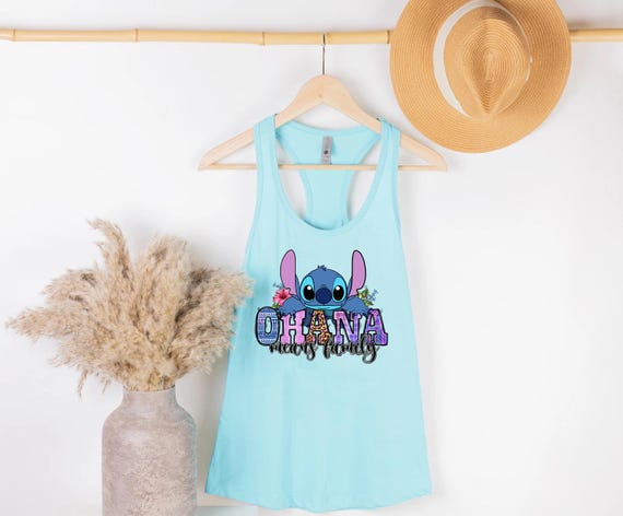 Ohana Shirt, Stitch Ohana Tank Top, Disney Tank,Lilo And Stitch Tank,Ohana Means Family Tank,Hawai Shirt, Gift For Her, Disneyworld Tank Top