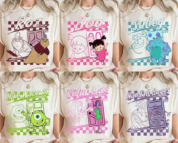 Monster Inc Disney Family Shirt,Monster Character Shirt,Monster World Birthday Party Shirt,Monster Inc Party Shirt,Personalized Shirt