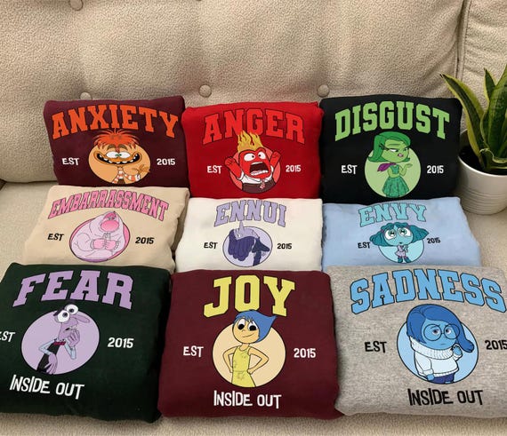 Inside Out 2 Shirt, Inside Out Characters Shirts, Inside Out Group Matching, Disneyland Trip Shirt, Inside Out Family Party Shirt