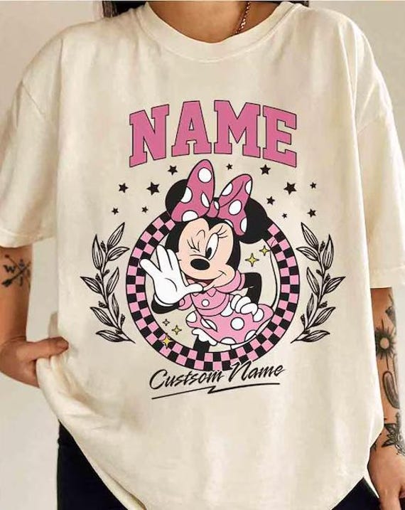 Mickey and Friends Custom Name Shirt, Disney Characters Shirt, Personalized Disney Shirt, Disney Family Trip Shirt, Walt Disney World Shirt