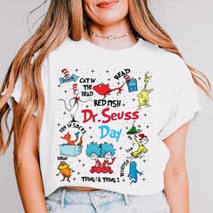 Dr. Seuss Day T-Shirt: Cat in the Hat, Reading Week Matching Shirt