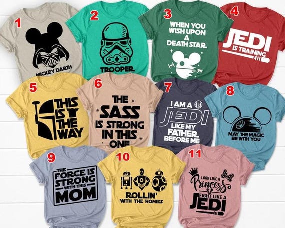 Star Wars Shirt,Star Wars Character Shirt, Star Wars May The 4th Be With You Shirt, Star Wars Disneyland Trip Group Shirt, Disney Family Tee