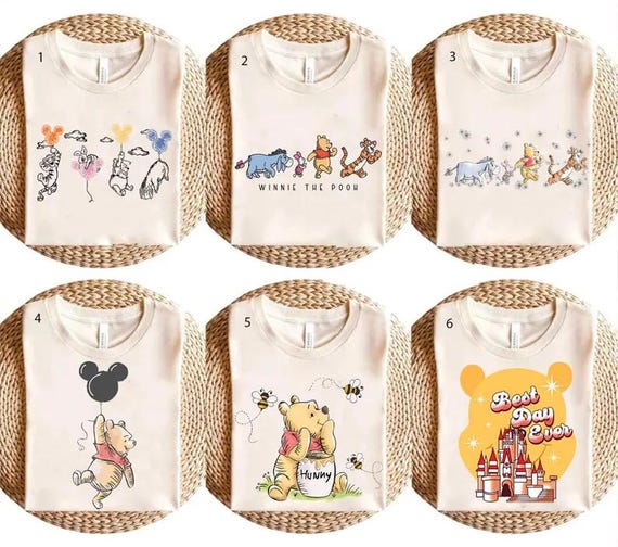 Winnie The Pooh Shirt,Winnie The Pooh Shirt,Tigger Costume Shirt,Pooh Bear Shirt,Shirt Family Easter Costume Shirt