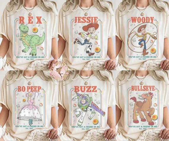Vintage You've Got A Friend In Me Shirt, Disney Toy Story Tee, Disney Pixar Shirt, Woody Buzz Toy Story Party, Disney Family Trip Shirt