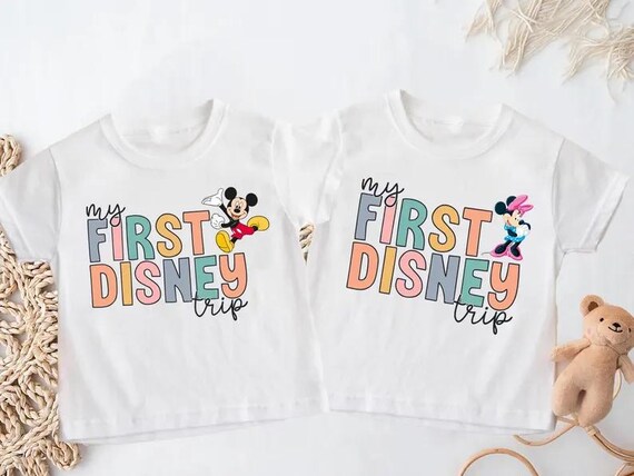 Disney 2025 Family Matching Shirt, My First Disney Trip Shirt, Disney Castle Mickey Minnie Shirt, Disney Vacation Tee, Disney Family Tee