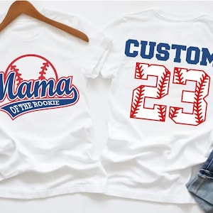 Custom Rookie of The Year Birthday Shirt: Baseball Family Tee