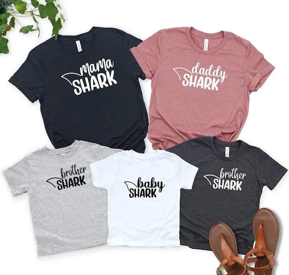 Baby Shark Custom Shirt, Custom Baby Shark, Baby Shark Birthday Shirt, Baby Shark Birthday Outfit, Family Shark Shirt, Baby Shark Family