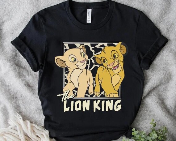 Disney Lion King Simba And Young Nala Hakuna Matata Retro Shirt, Magic Kingdom Unisex T-shirt Family Birthday Gift Adult Kid Toddler Tee