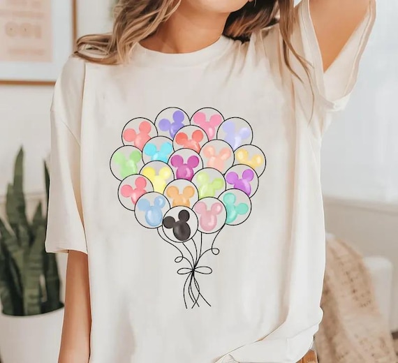 Disney Mickey and Friends with Balloons Shirt Disney Trip Sweatshirt Magic Kingdom shirt Mickey and Friends Tee